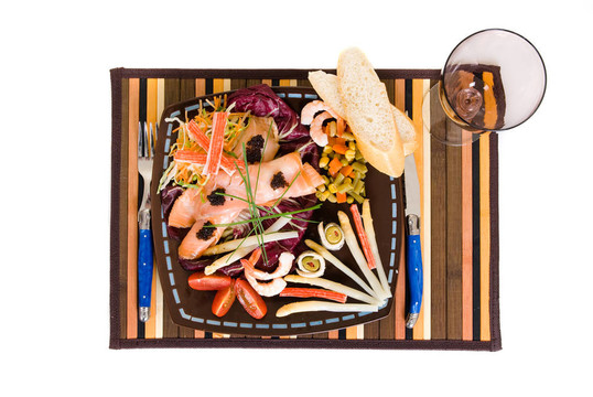 腌熏三文魚(yú)菜