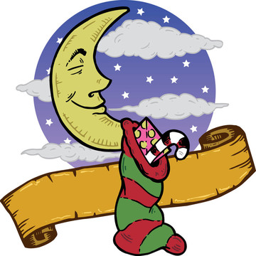 Moon在圣誕節(jié)的時候