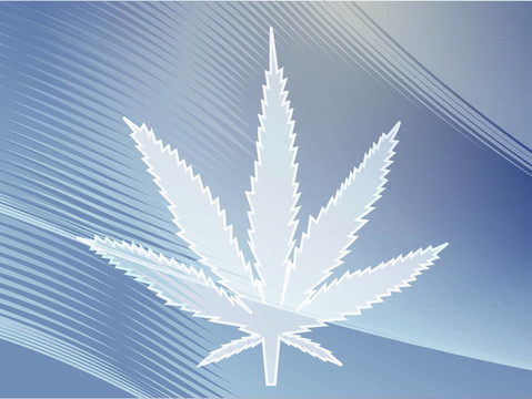 大麻葉插圖