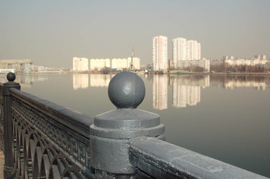 莫斯科山水與建筑工地