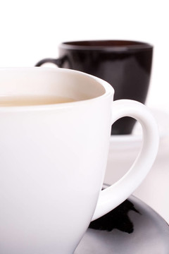 黑白杯茶