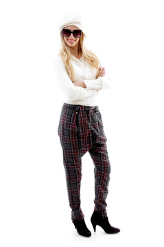 青年女性模特觀