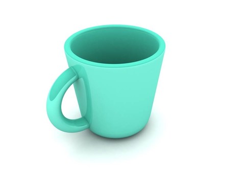 綠色的杯子