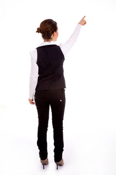對indictaing商人backpose