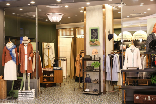 服裝專賣店 服裝店陳列