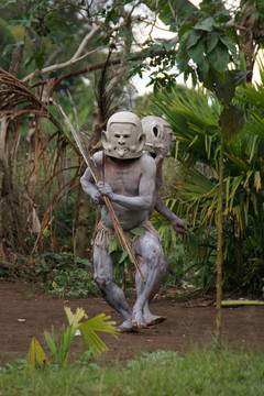 Asaro Mudmen Dance；戈羅卡；巴布亞新幾內(nèi)亞