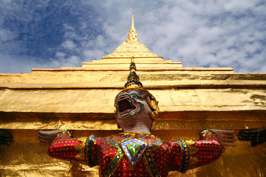 拉瑪堅(jiān)圖Wat Phra Kaeo曼谷泰國