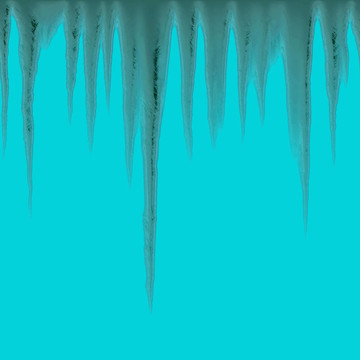無縫的冰柱