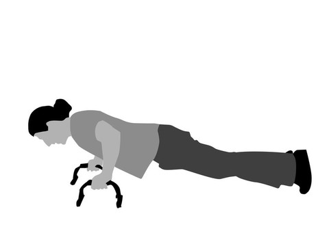 fitnessman做俯臥撐
