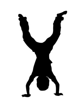 時(shí)尚舞者在手的立場(chǎng)