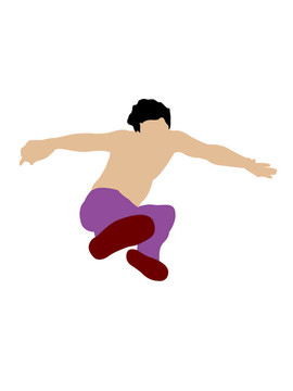 人在空氣中