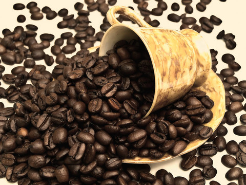 杯溢咖啡