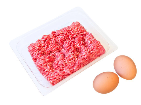 肉餡和雞蛋