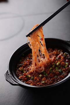 肉沫粉絲煲