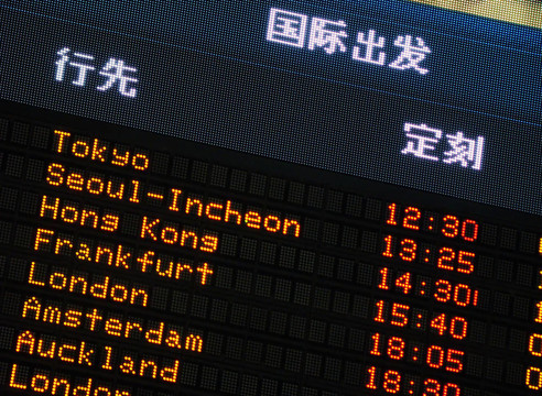 機(jī)場信息板