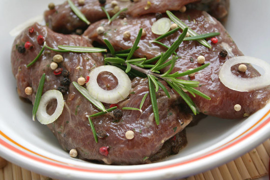 新鮮的肉