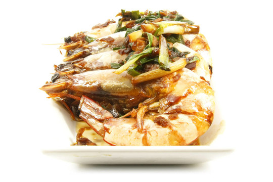 對蝦海鮮菜