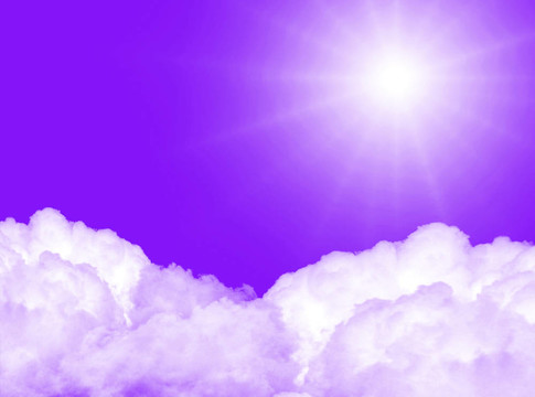 天空中的太陽