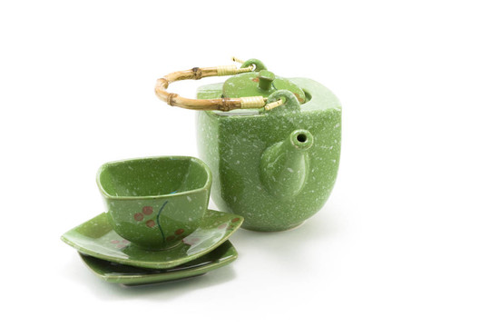 中國茶壺和2杯