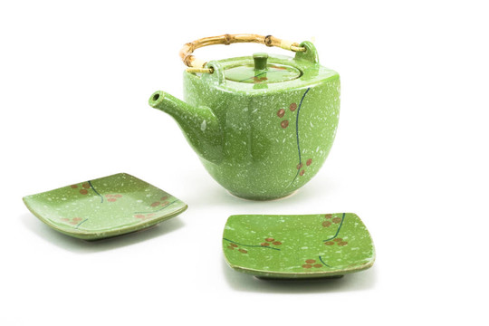 中國(guó)茶壺和5杯