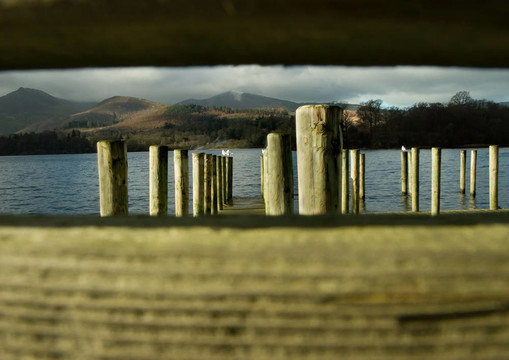 在DerwentWater碼頭
