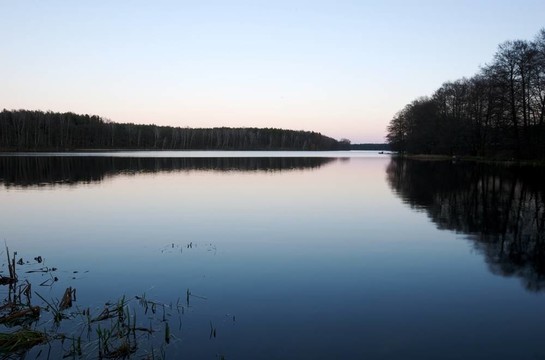 冬季湖景