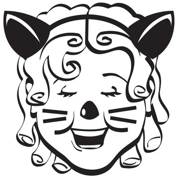 萬圣節(jié)小孩貓公司