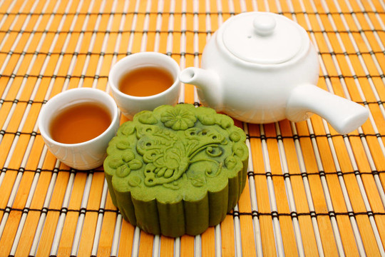 綠茶月餅