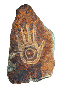 部落手工砂巖雕刻