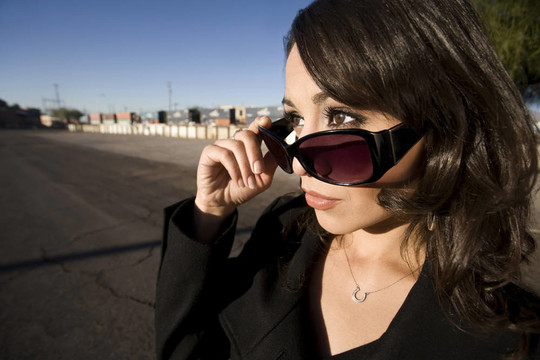 漂亮的Hispanic Woman
