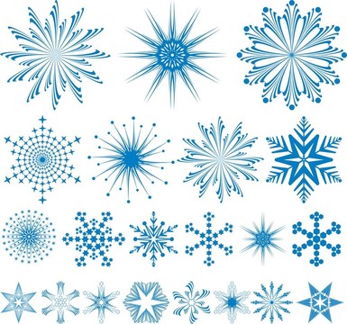 雪花不同