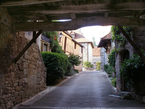 loubressac -在法國(guó)的很多地區(qū)的一個(gè)中世紀(jì)的山頭村