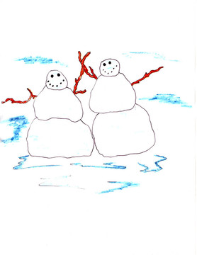 快樂的雪人