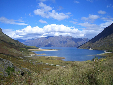 哈威湖和新西蘭湖的山景