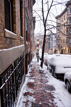 筆架山的雪