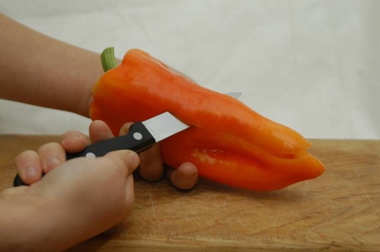 如何切辣椒