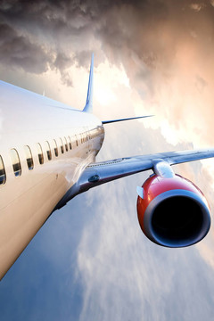 飛機(jī)在空中飛行