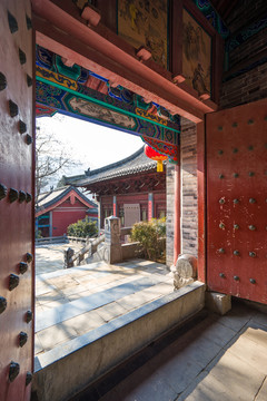 寺廟門