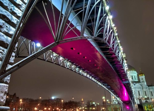 莫斯科河夜景橋