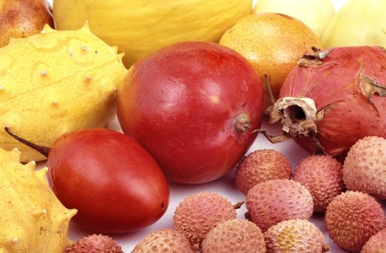熱帶水果和蔬菜