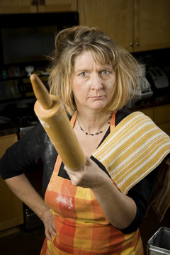 失意的Woman Baker