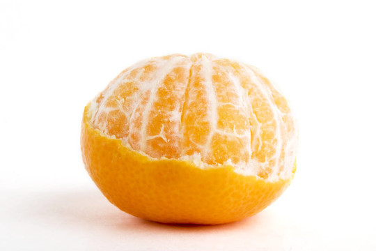 部分Peeled Orange
