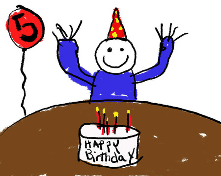 過(guò)生日的男孩