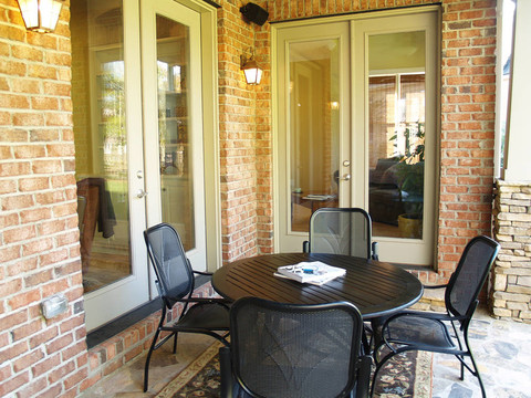 磚和Stone Patio
