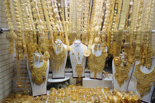 迪拜的黃金市場