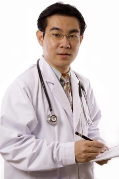 亞洲醫(yī)生的肖像