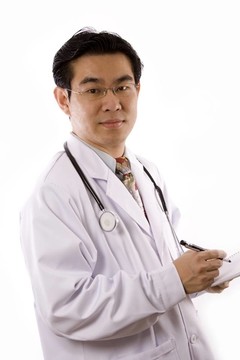 亞洲醫(yī)生的肖像