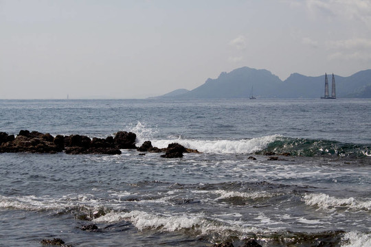 地中海的海浪