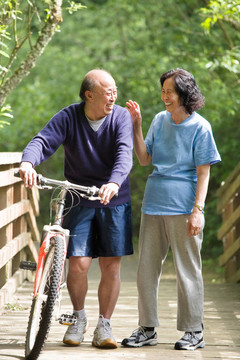 亞洲資深夫婦