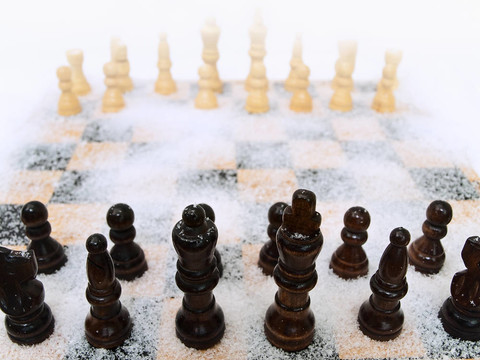 棋盤上的雪